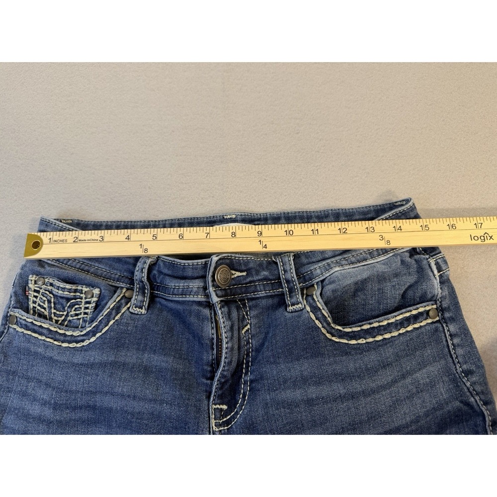 Vigoss Heritage Fit Slim Boot Jeans Women's Bootcut Medium Wash Stretch Denim - Picture 14 of 16